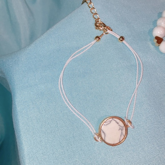 Marble & Gold Tone Four Piece Bracelet Set NEW - Picture 10 of 11